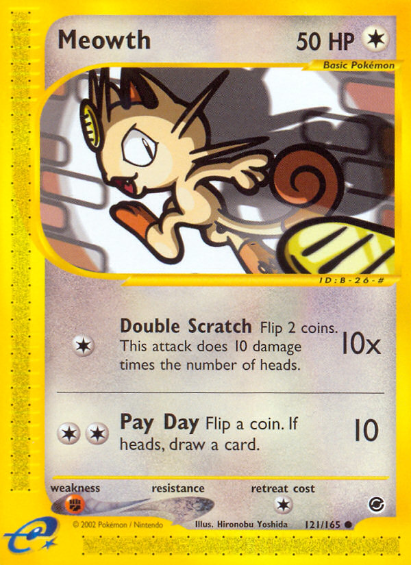 Meowth 121/165 Common