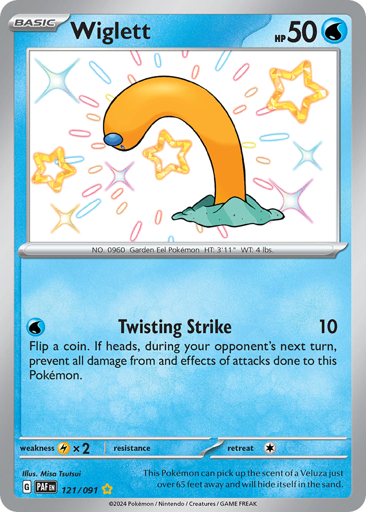 Wiglett 121/245 Shiny Rare