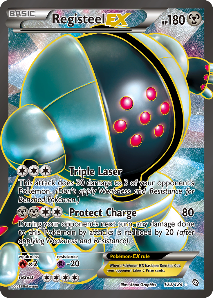 Registeel-EX 122/128 Rare Ultra