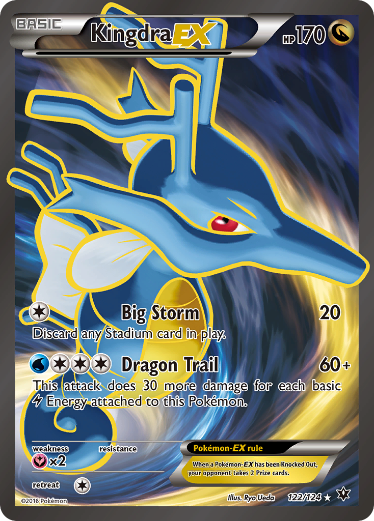 Kingdra-EX 122/129 Rare Ultra