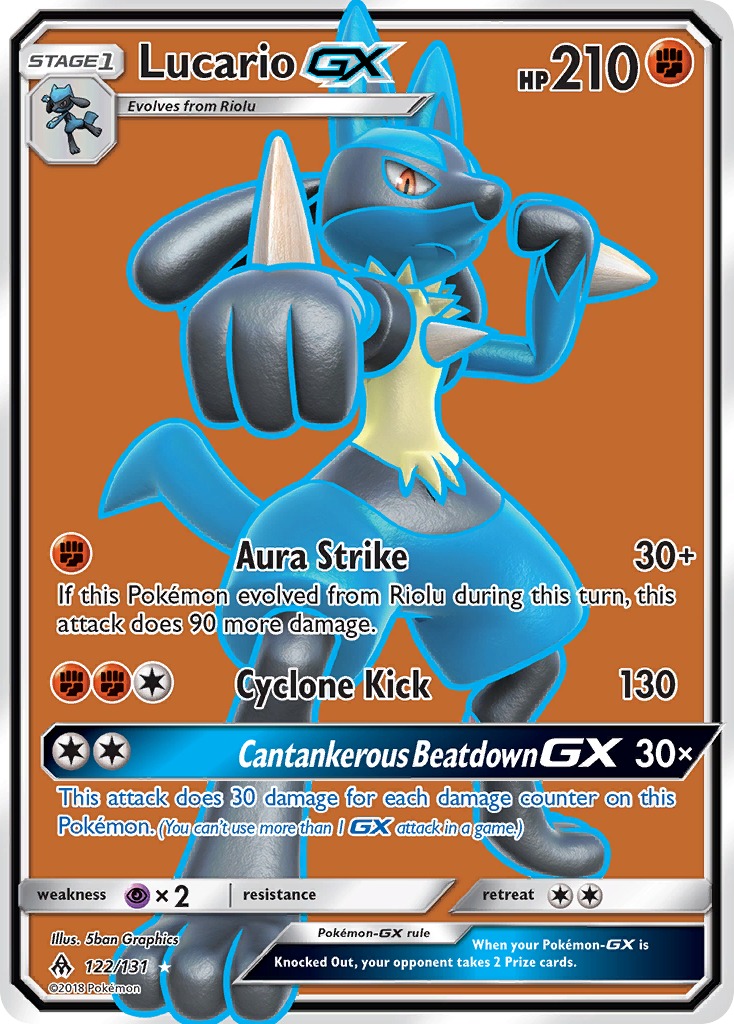 Lucario-GX 122/150 Rare Ultra
