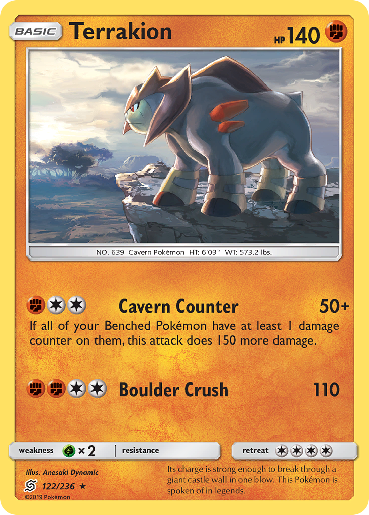Terrakion 122/260 Rare Holo
