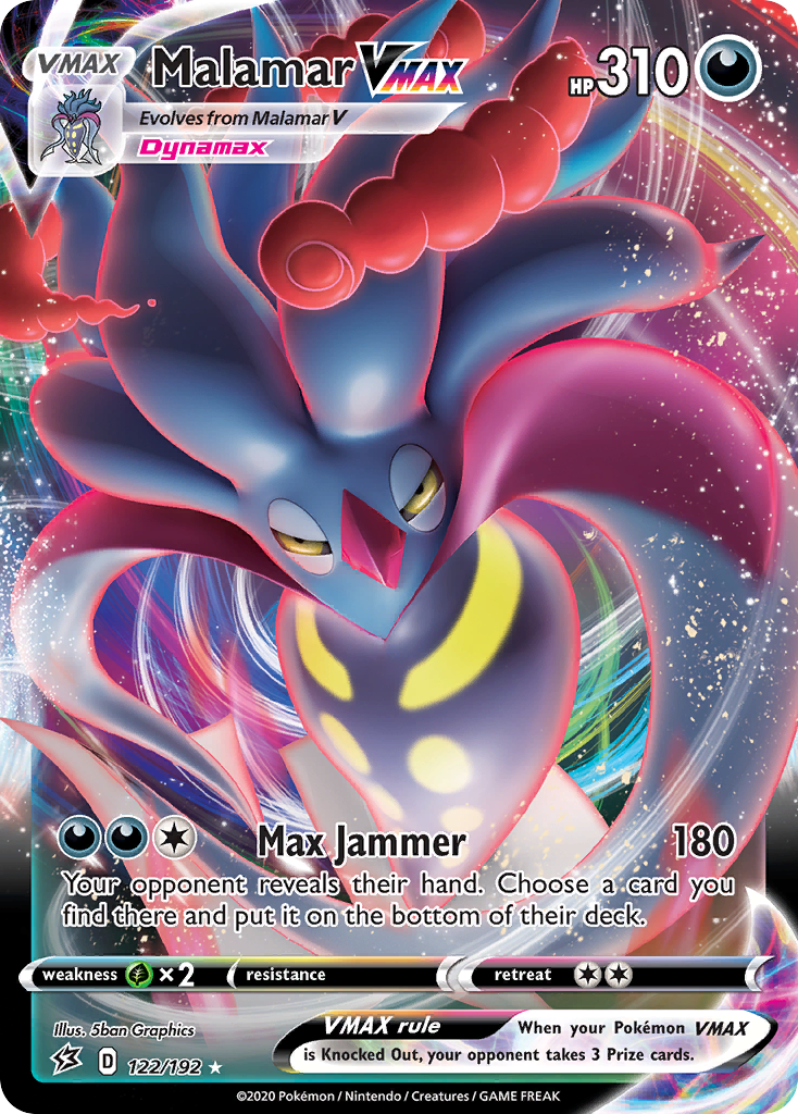Malamar VMAX 122/209 Rare Holo VMAX