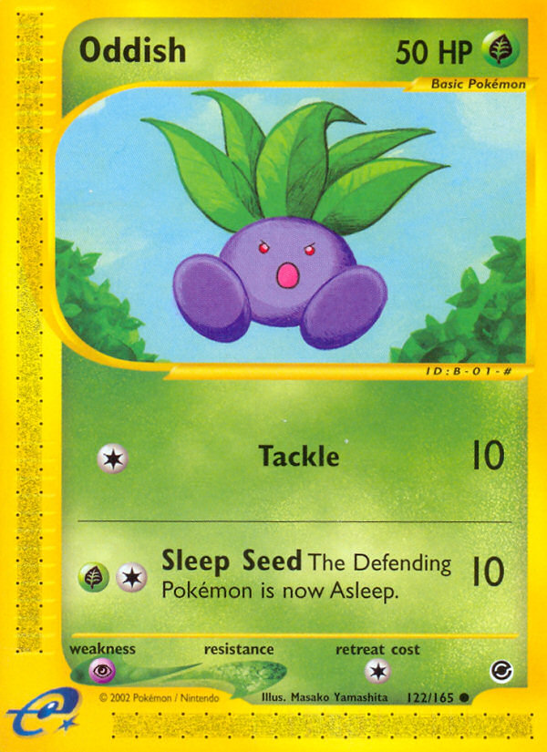 Oddish 122/165 Common