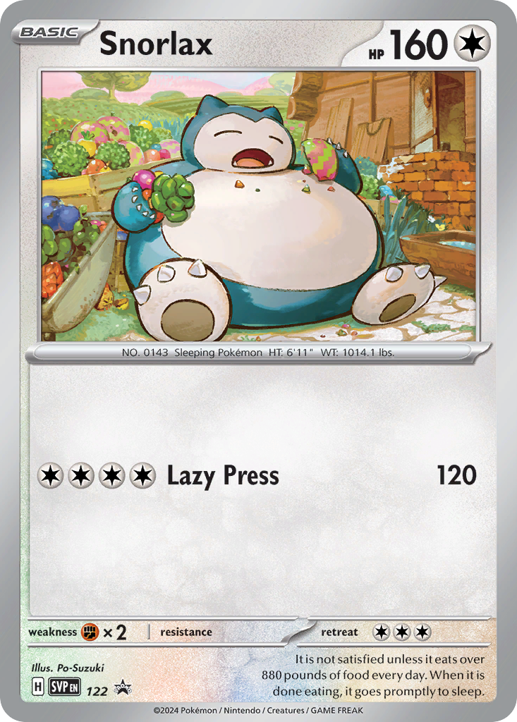 Snorlax 122/196 Promo