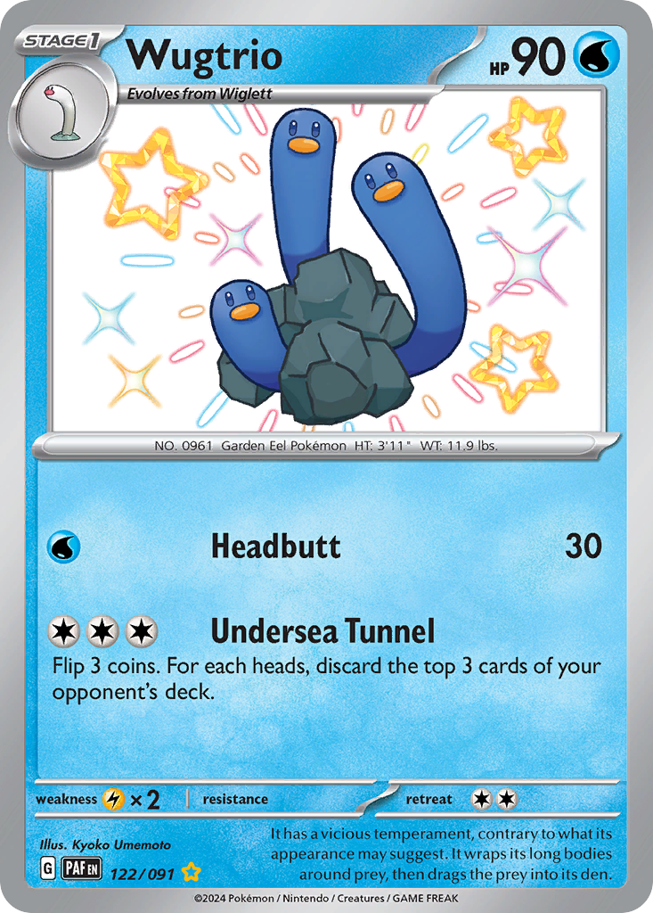 Wugtrio 122/245 Shiny Rare