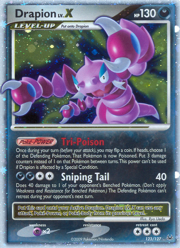 Drapion LV.X 123/133 Rare Holo LV.X