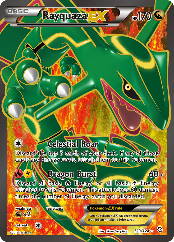 Rayquaza-EX 123/128 Rare Ultra