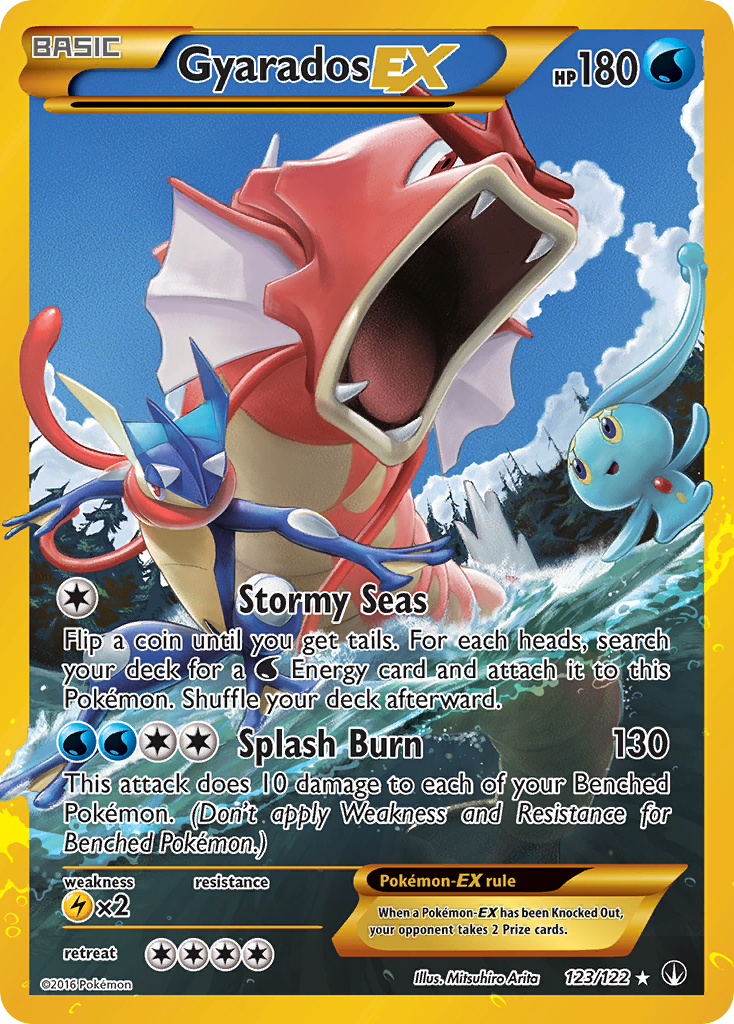 Gyarados-EX 123/126 Rare Secret