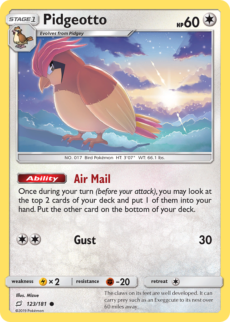 Pidgeotto 123/198 Common