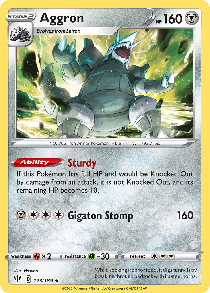 Aggron 123/201 Rare Holo