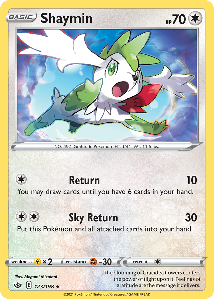 Shaymin 123/233 Rare Holo