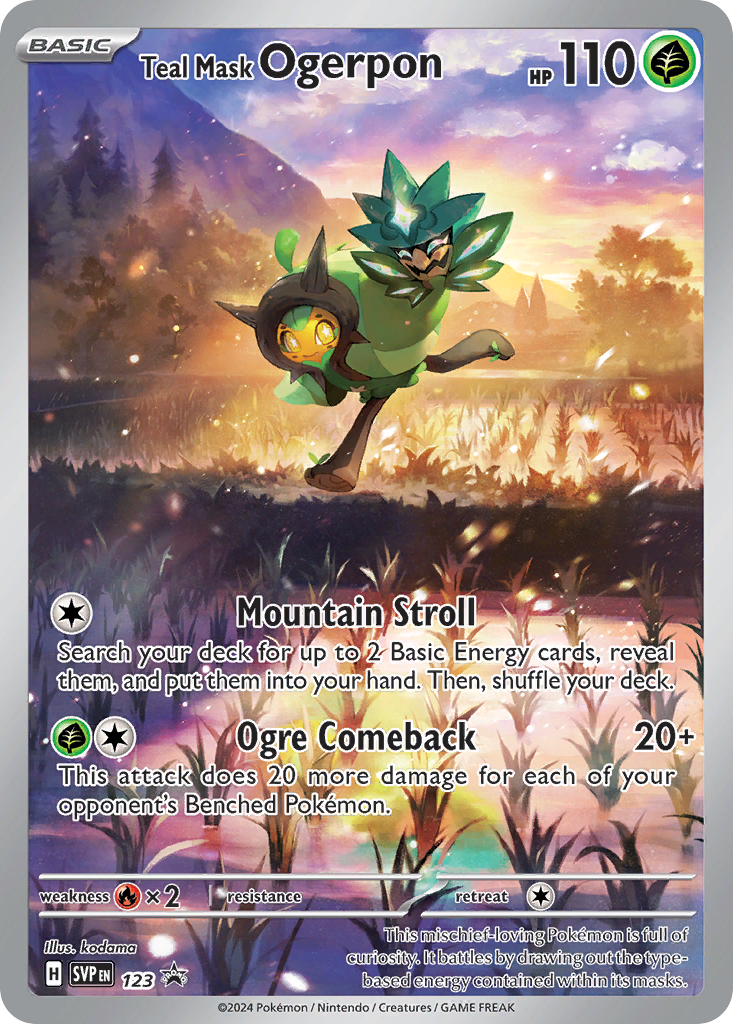 Teal Mask Ogerpon 123/196 Promo