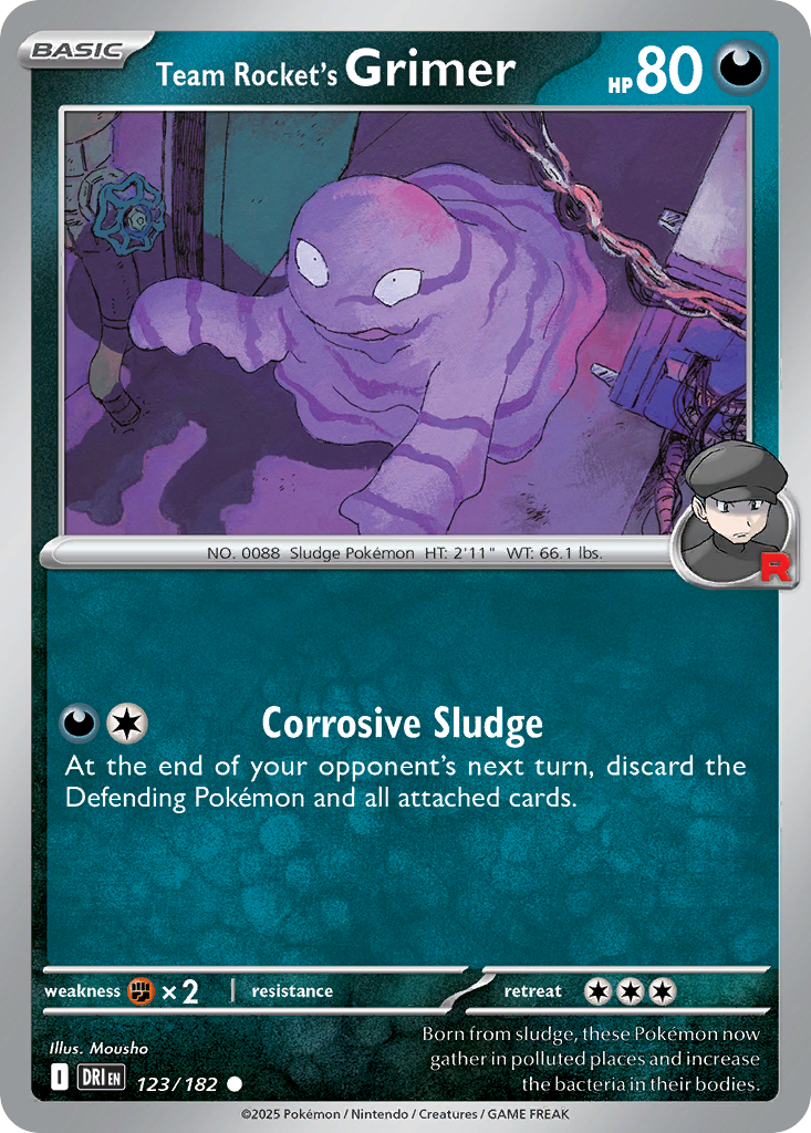 Team Rocket's Grimer 123/244 Common