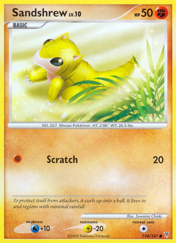 Sandshrew 124/153 Common