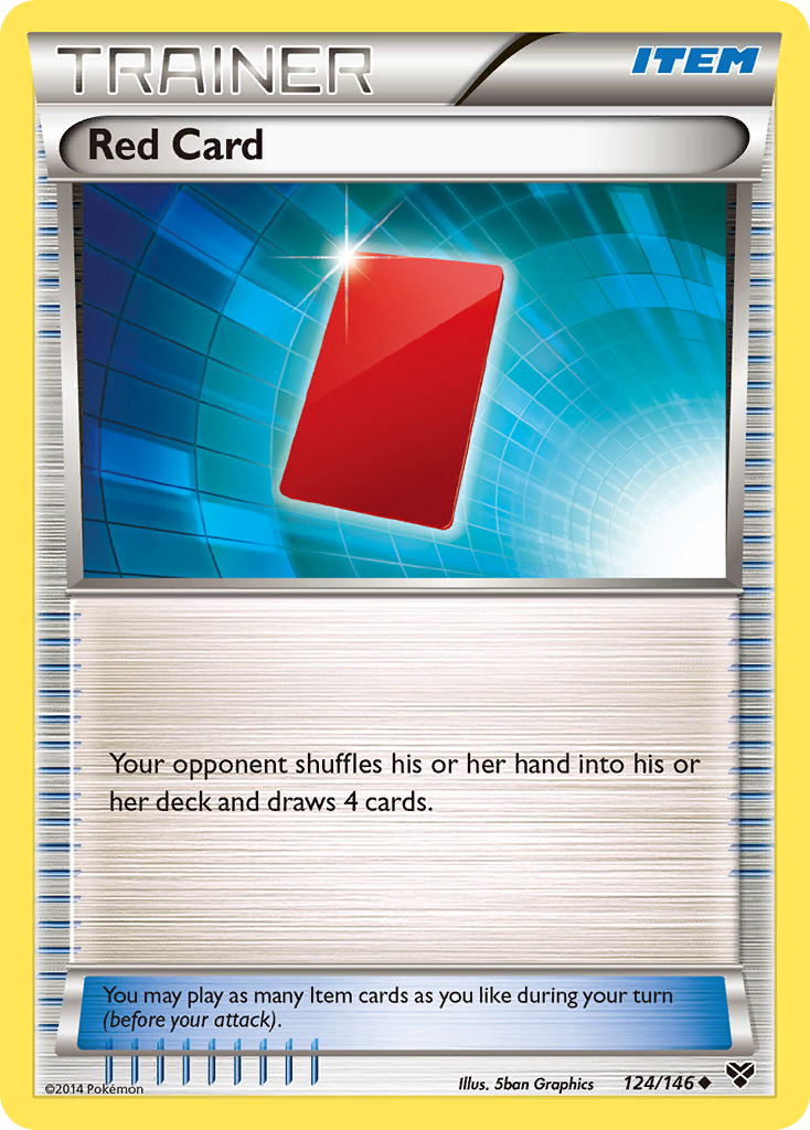 Red Card 124/146 Uncommon