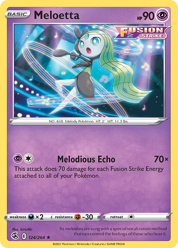 Meloetta 124/284 Rare
