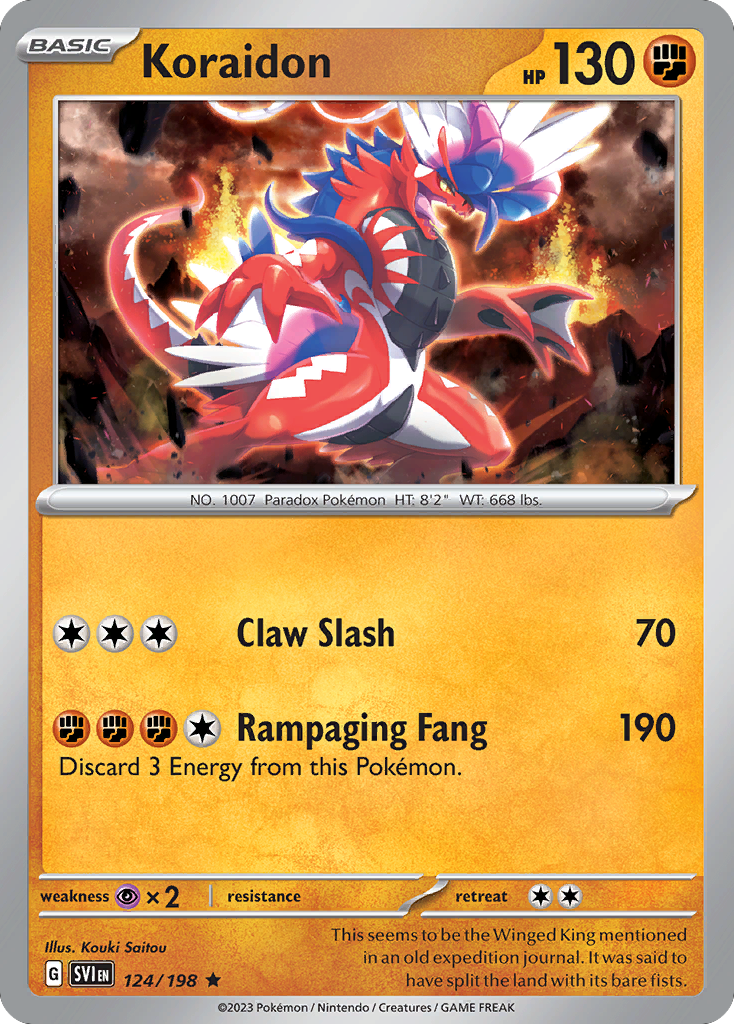 Koraidon 124/258 Rare