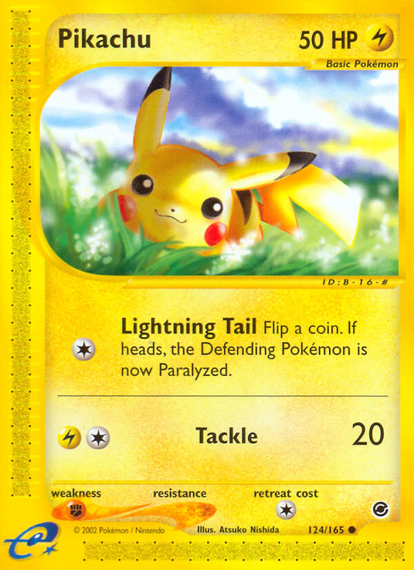 Pikachu 124/165 Common