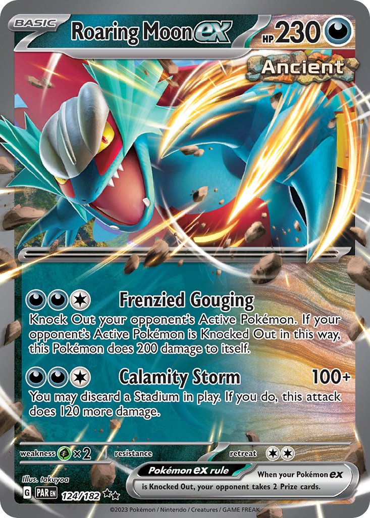 Roaring Moon ex 124/266 Double Rare