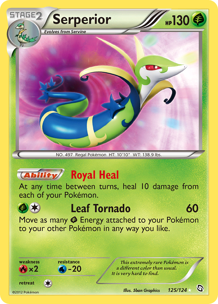 Serperior 125/128 Rare Secret