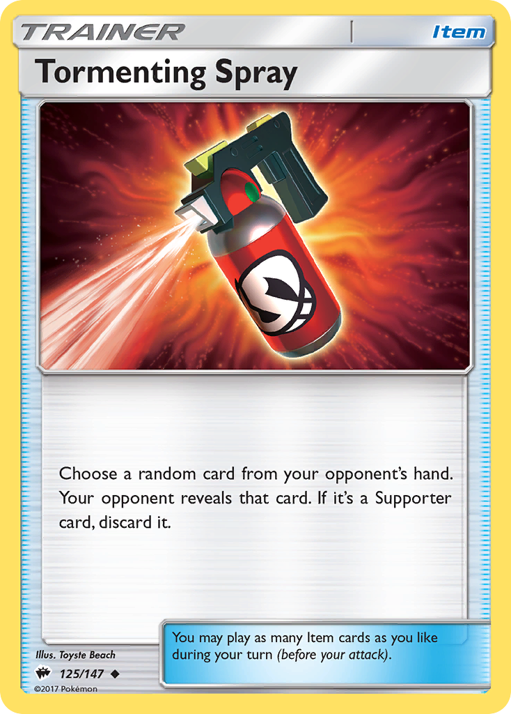 Tormenting Spray 125/177 Uncommon