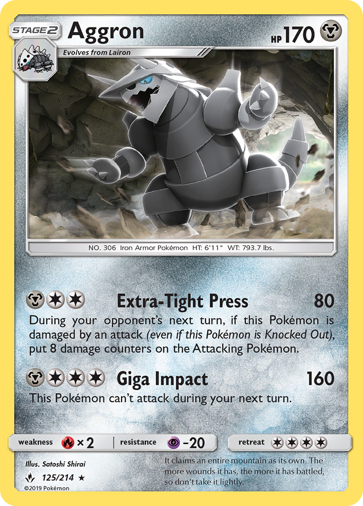 Aggron 125/234 Rare