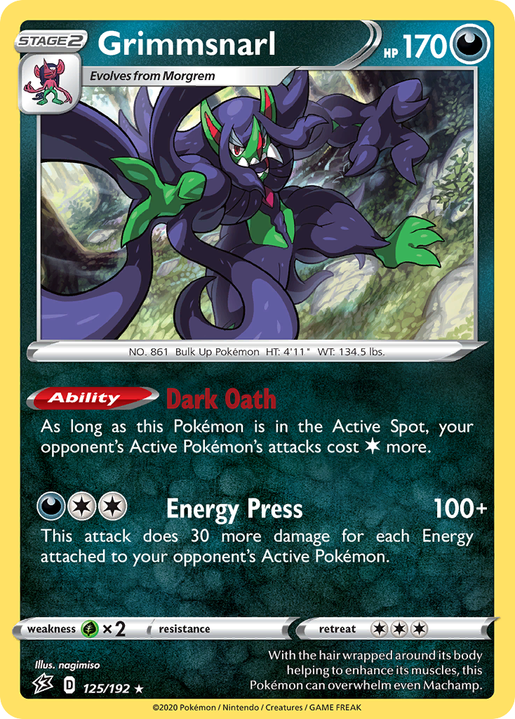 Grimmsnarl 125/209 Rare Holo