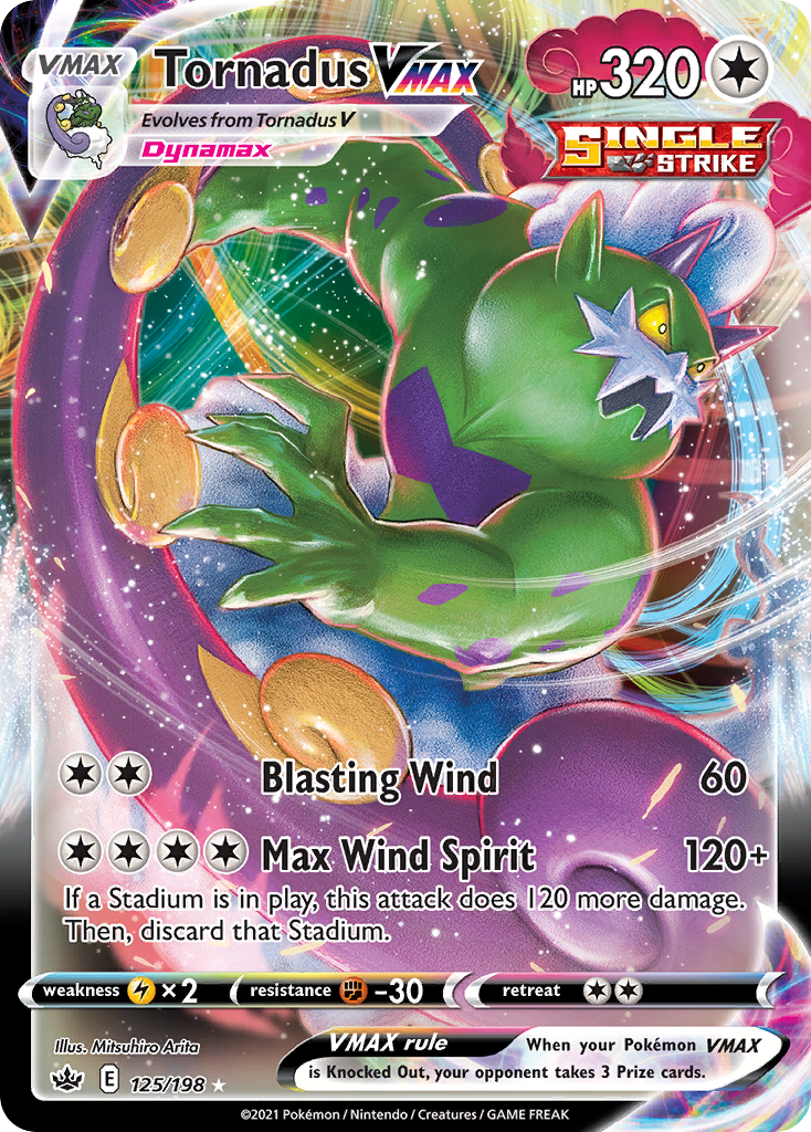 Tornadus VMAX 125/233 Rare Holo VMAX