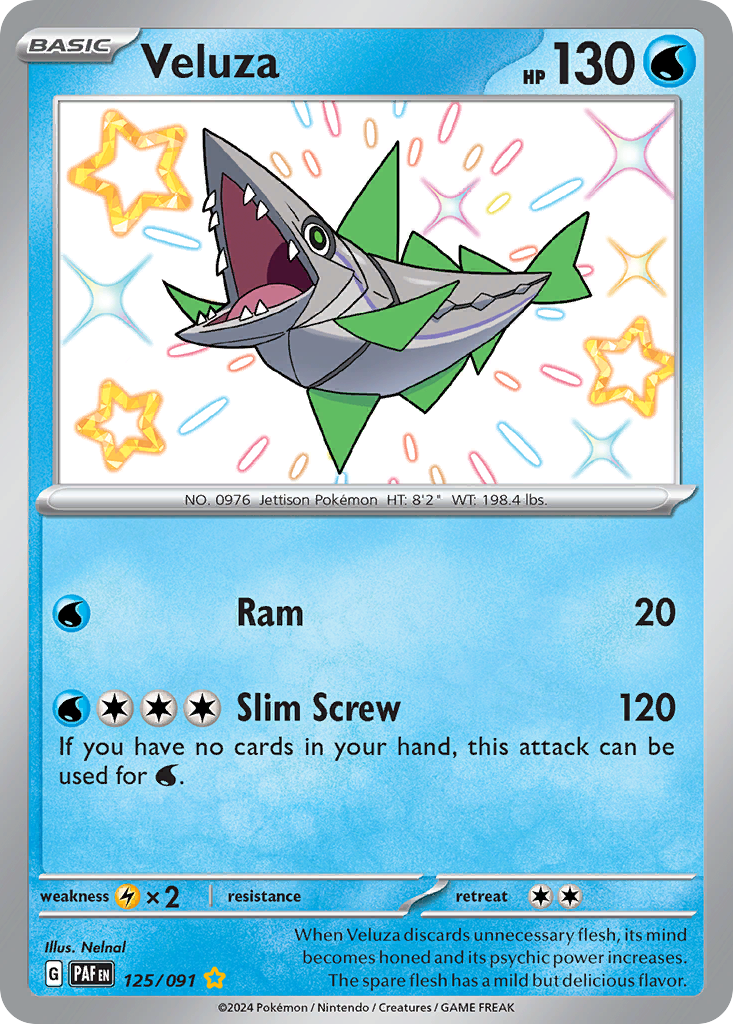 Veluza 125/245 Shiny Rare