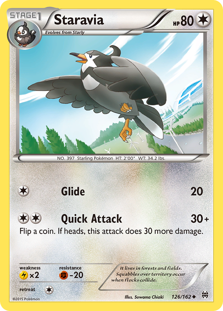 Staravia 126/165 Uncommon