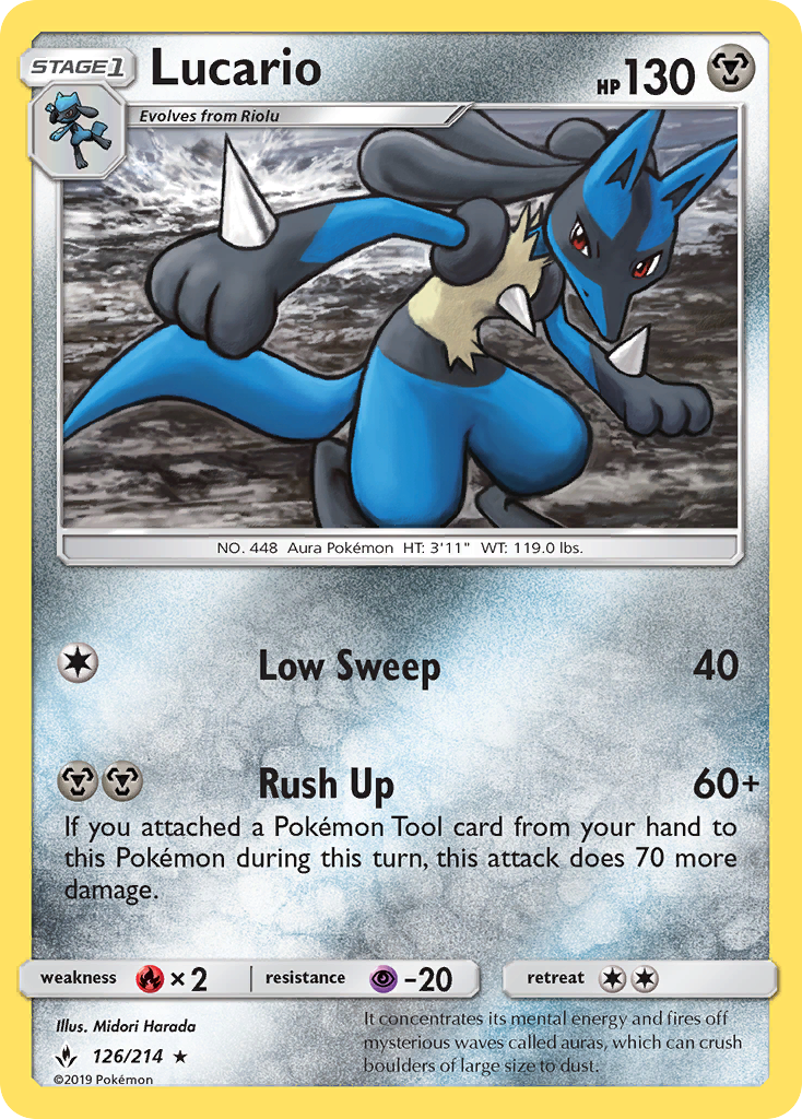 Lucario 126/234 Rare Holo