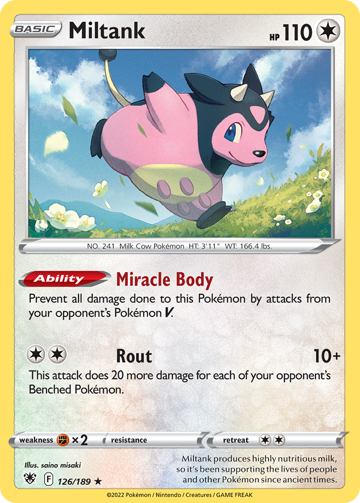 Miltank 126/216 Rare Holo