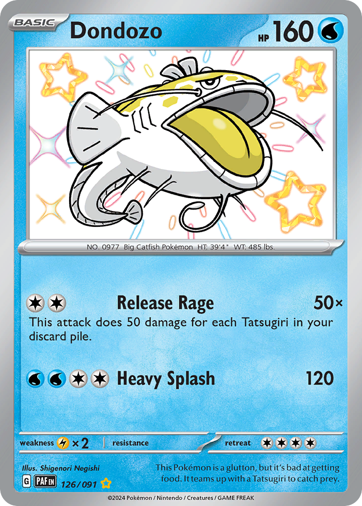 Dondozo 126/245 Shiny Rare