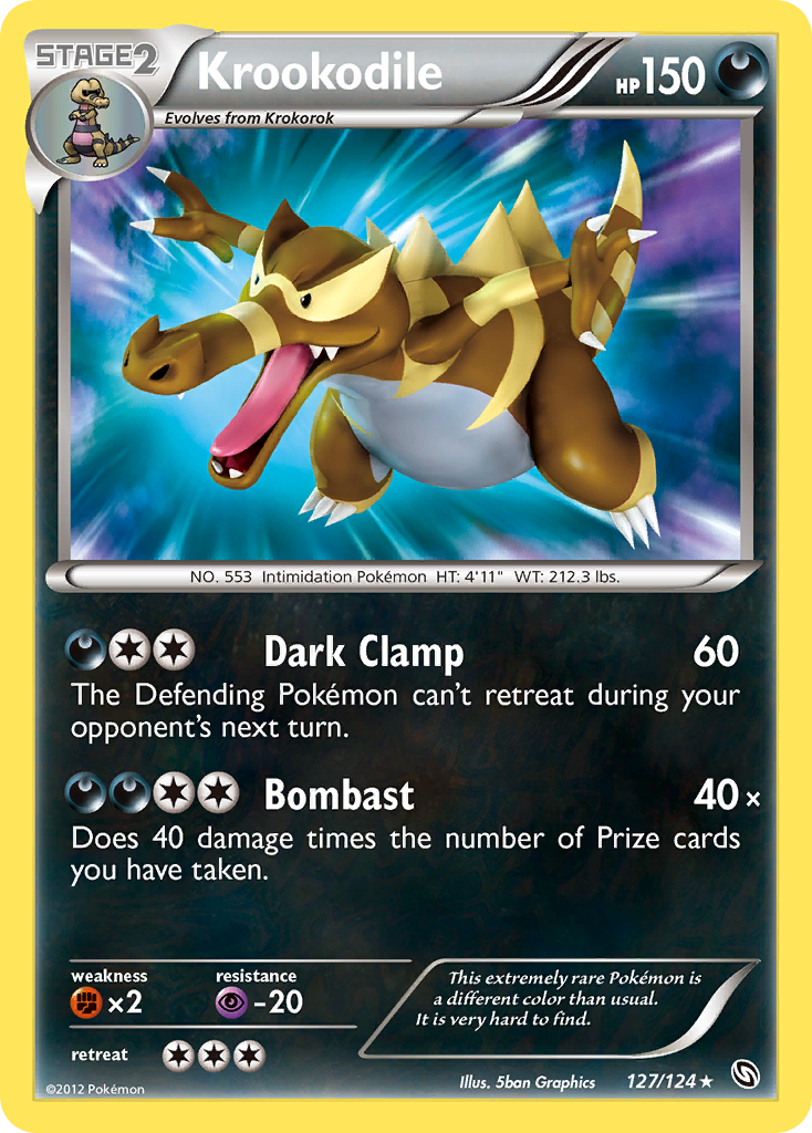 Krookodile 127/128 Rare Secret