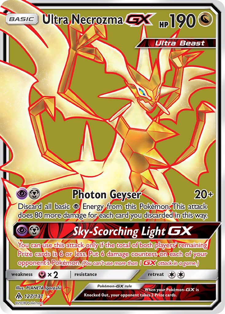 Ultra Necrozma-GX 127/150 Rare Ultra