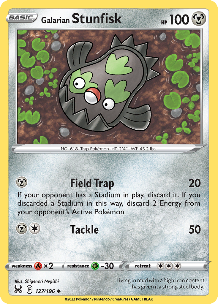 Galarian Stunfisk 127/217 Uncommon
