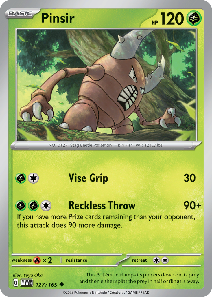 Pinsir 127/207 Uncommon