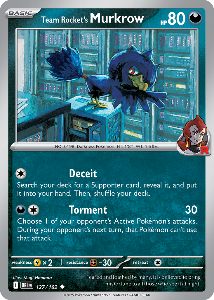 Team Rocket's Murkrow 127/244 Uncommon