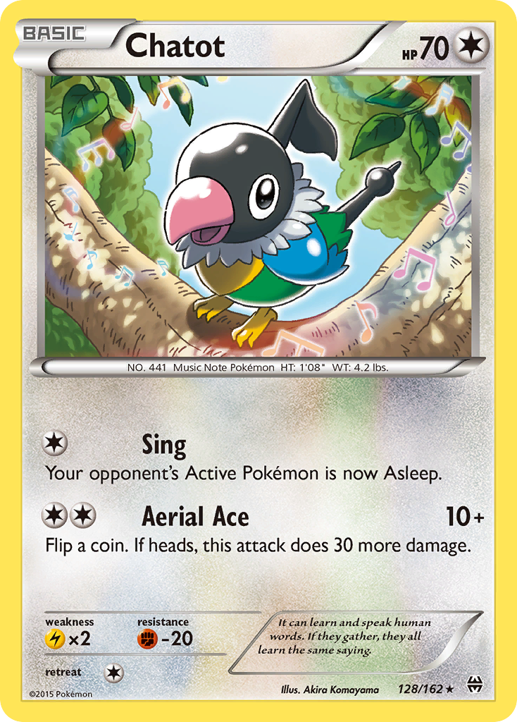 Chatot 128/165 Rare