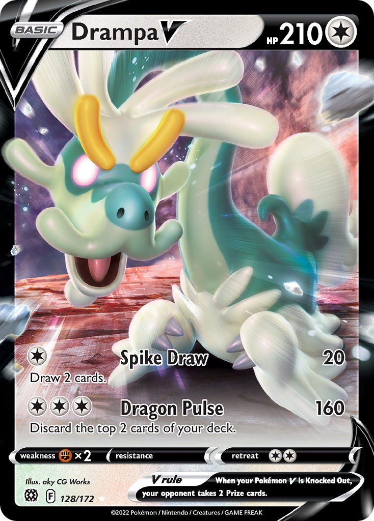 Drampa V 128/186 Rare Holo V
