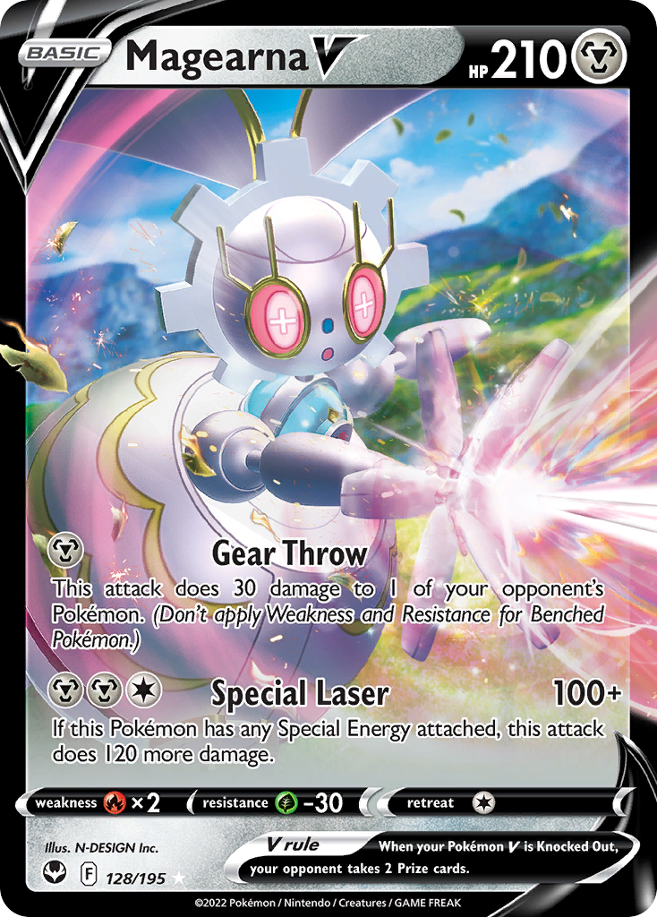Magearna V 128/215 Rare Holo V