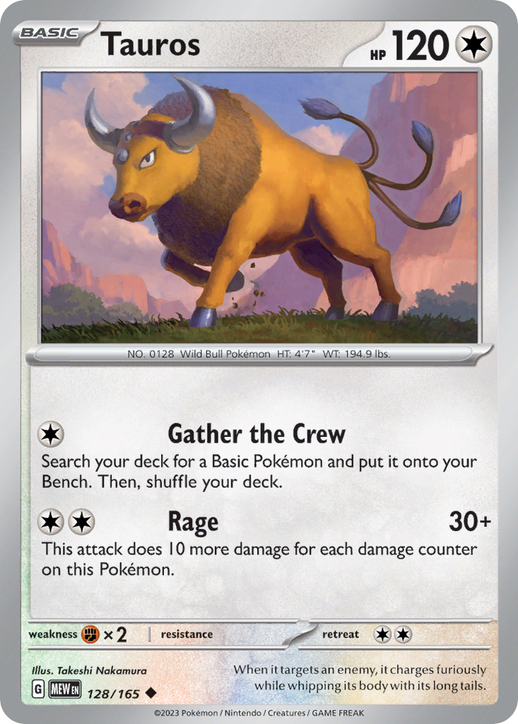 Tauros 128/207 Uncommon
