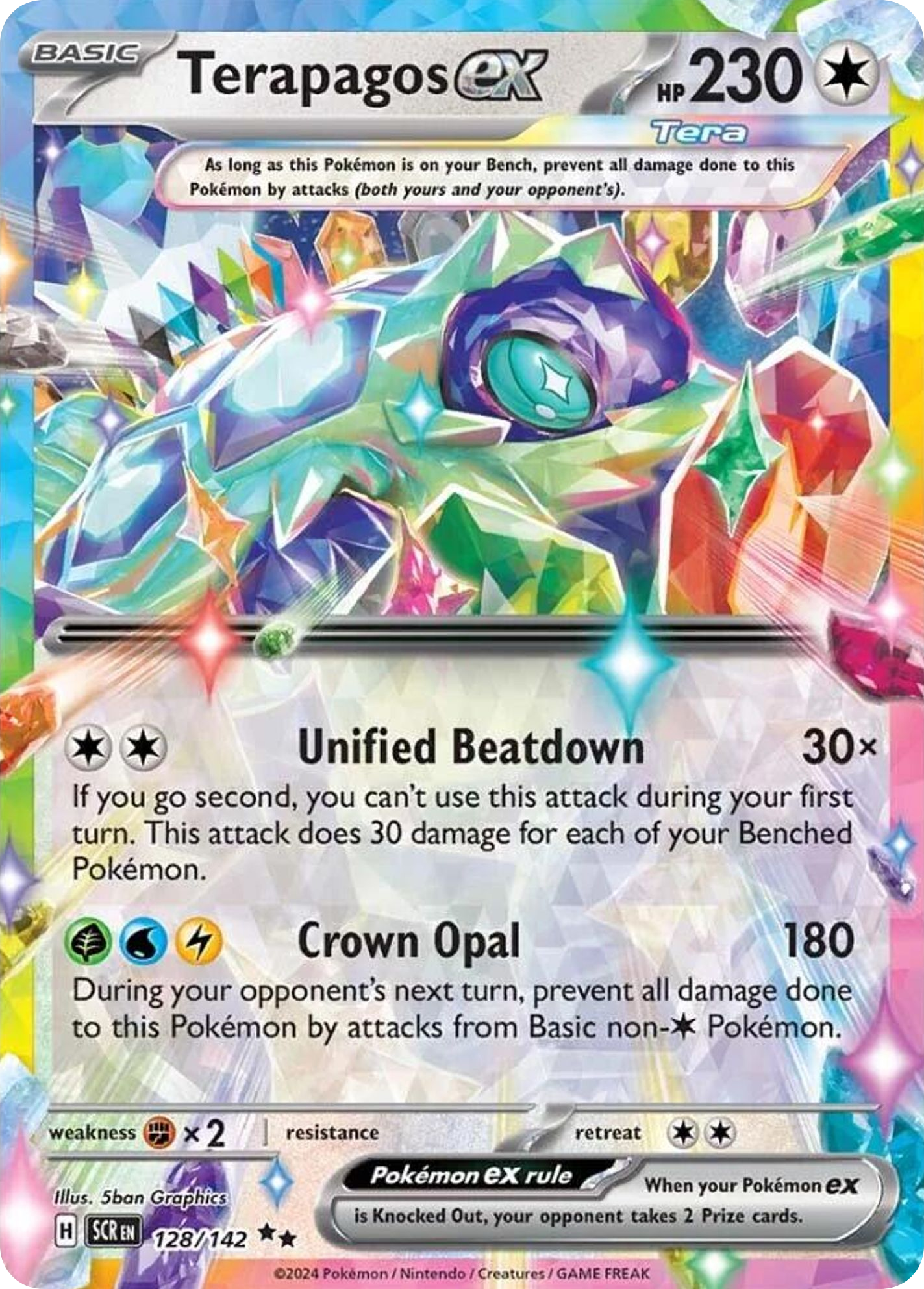 Terapagos ex 128/175 Double Rare