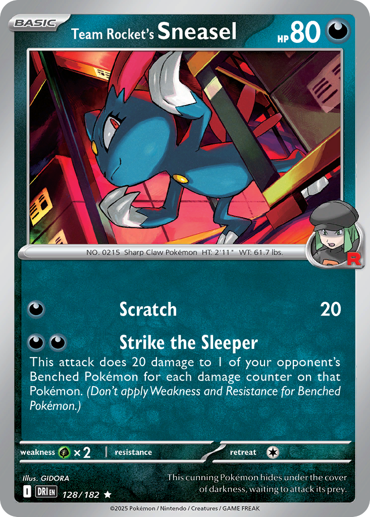 Team Rocket's Sneasel 128/244 Rare