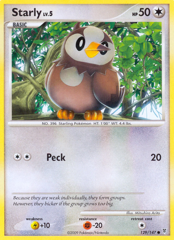 Starly 129/153 Common