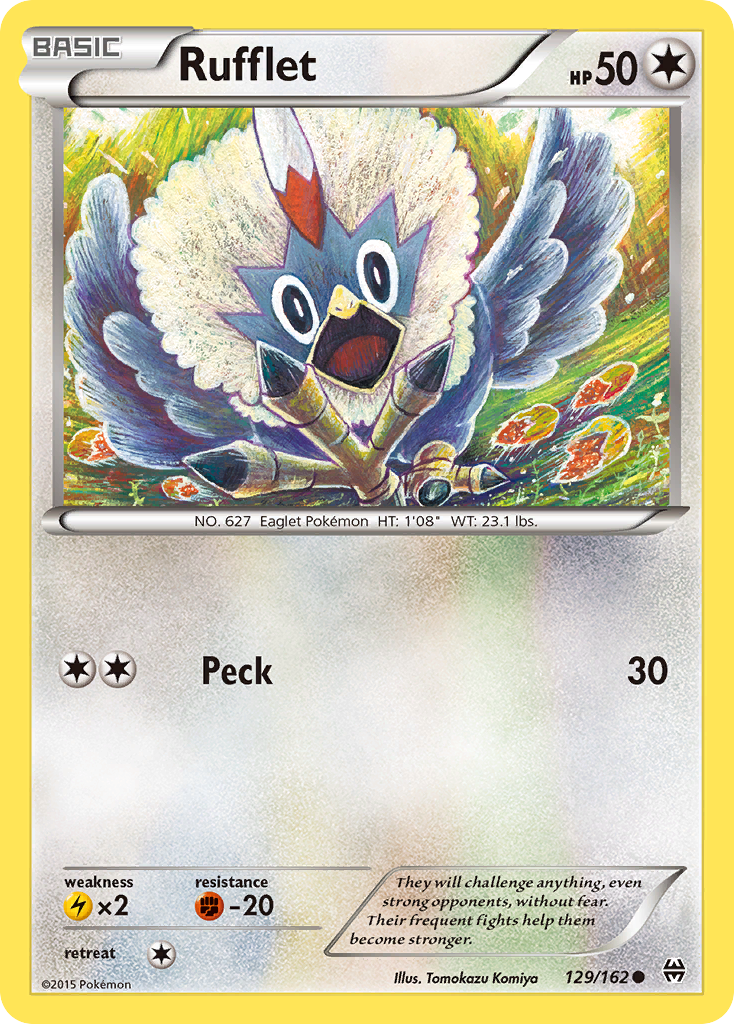 Rufflet 129/165 Common