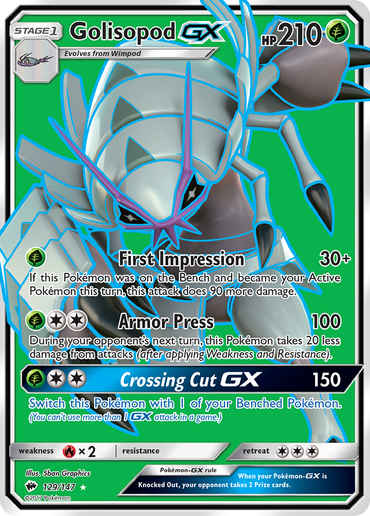 Golisopod-GX 129/177 Rare Ultra