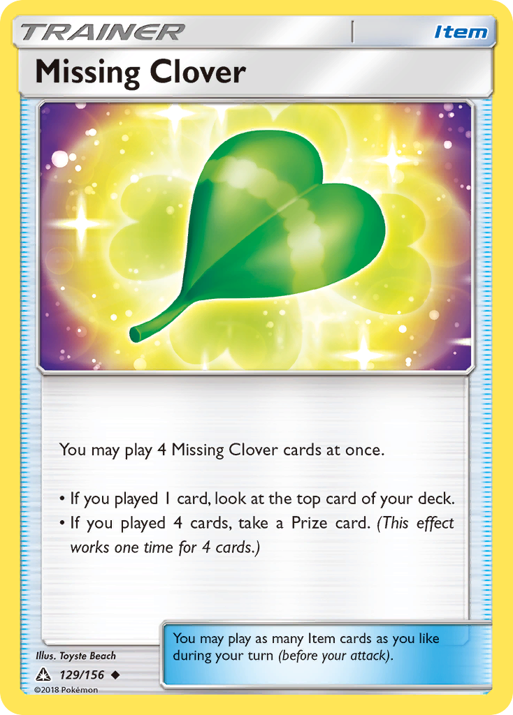 Missing Clover 129/178 Uncommon