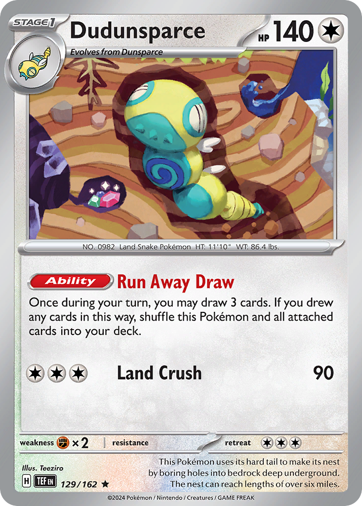 Dudunsparce 129/218 Rare